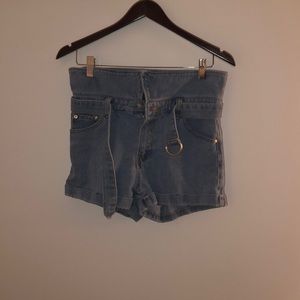High Waisted Jean Shorts